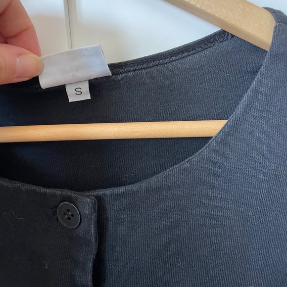 Pacific Cotton Oversize Beachwear Coverup Button Up Top Blouse Small - Picture 2 of 4